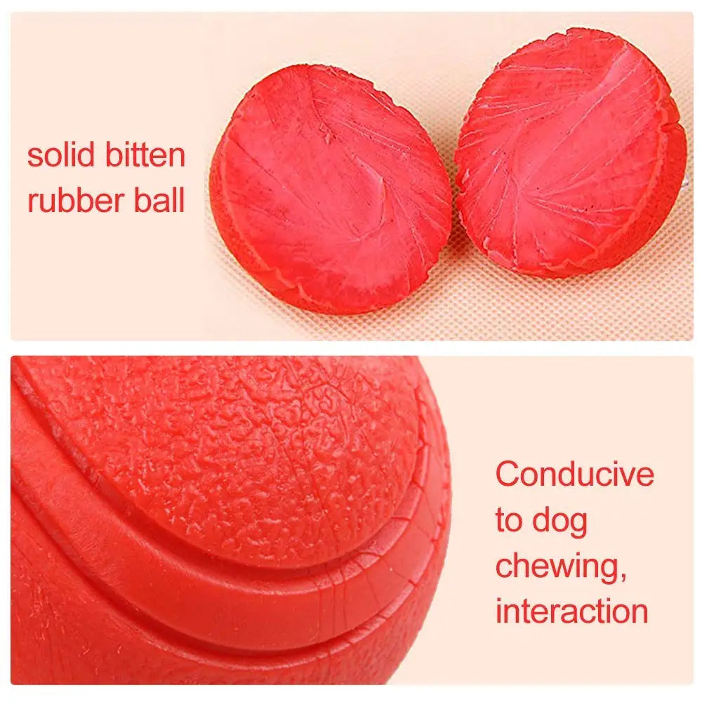 HOOPET Bite-Resistant Rubber Dog Ball